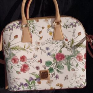 Dooney and Bourke Botanical Domed Satchel